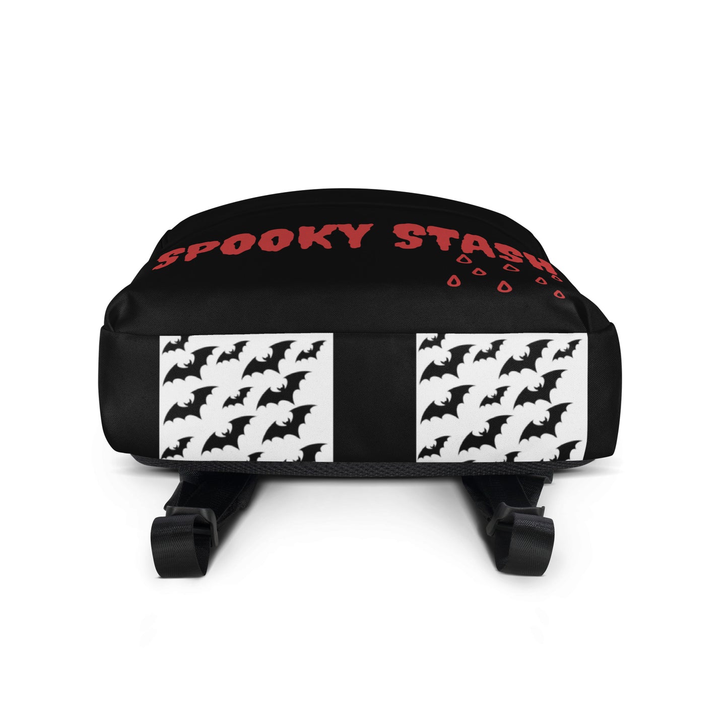Spooky Stash Bats Backpack With Pocket
