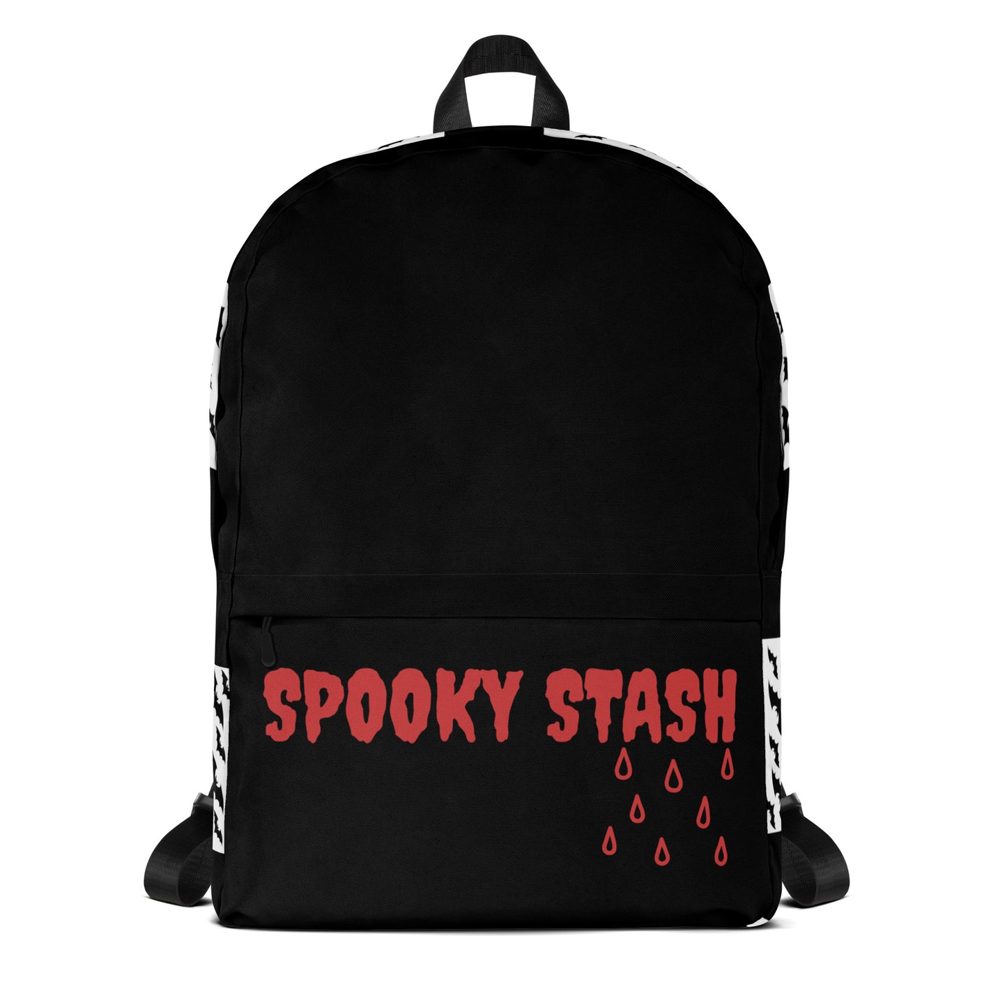 Spooky Stash Bats Backpack With Pocket