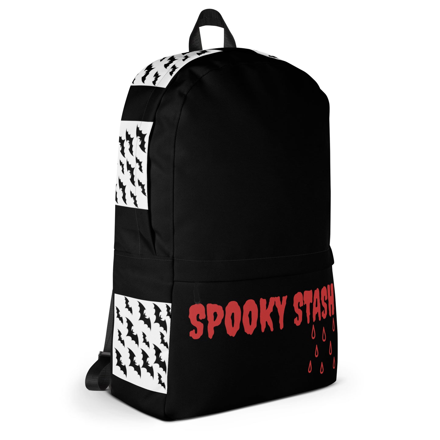 Spooky Stash Bats Backpack With Pocket
