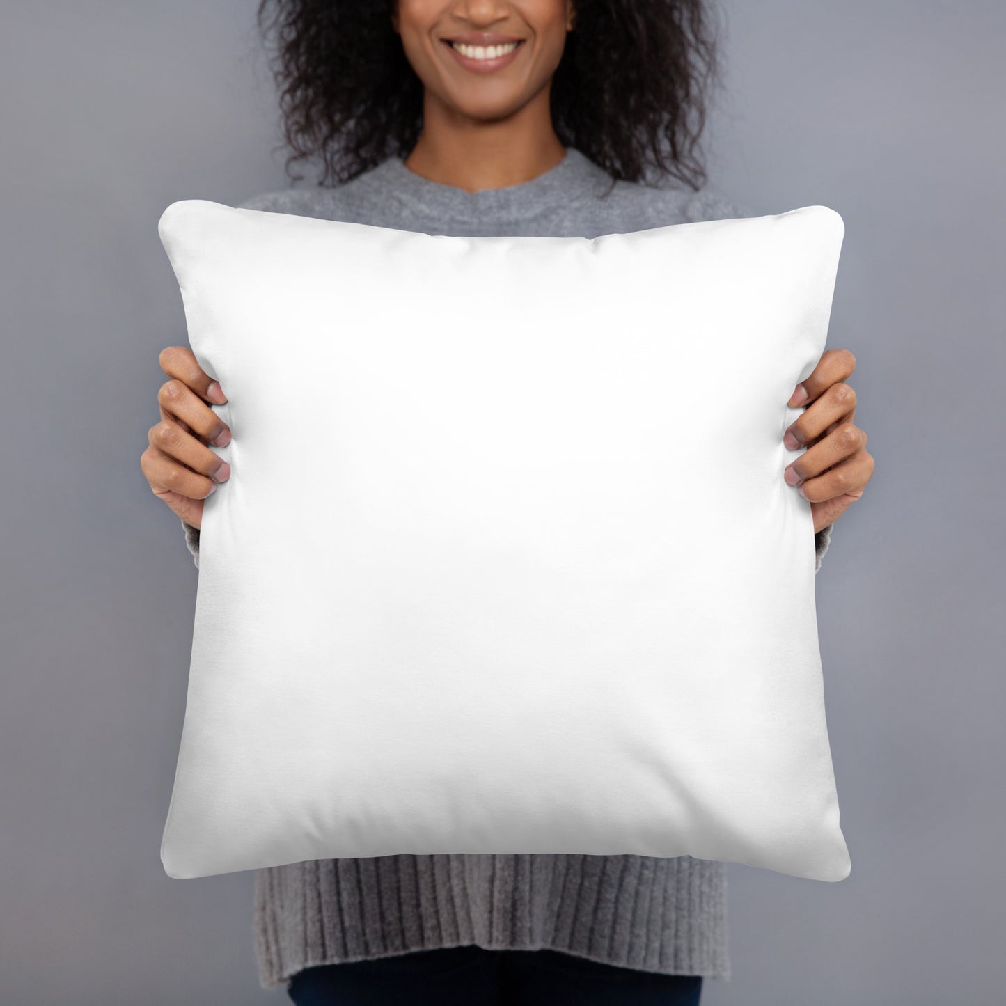 Pink Candle Skull Basic Pillow