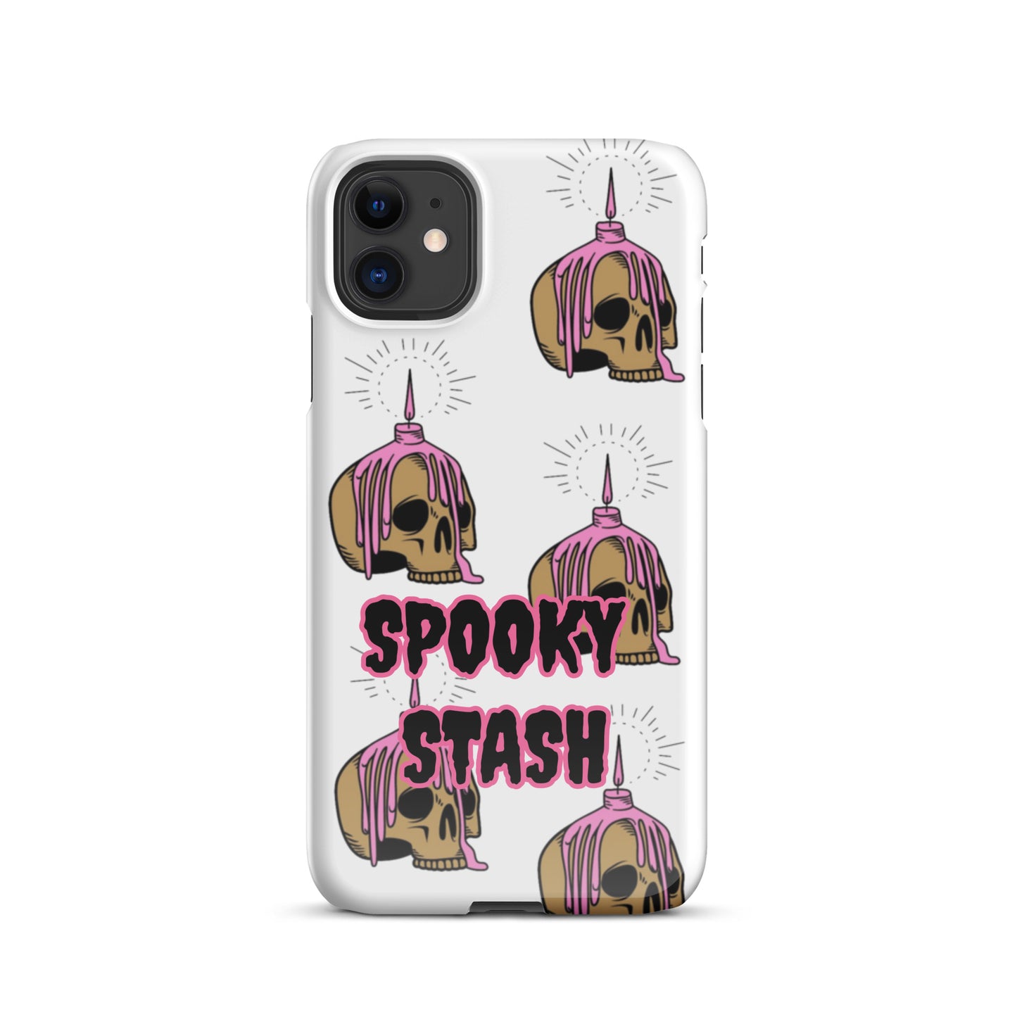 Melting Candle Skull Snap case for iPhone®