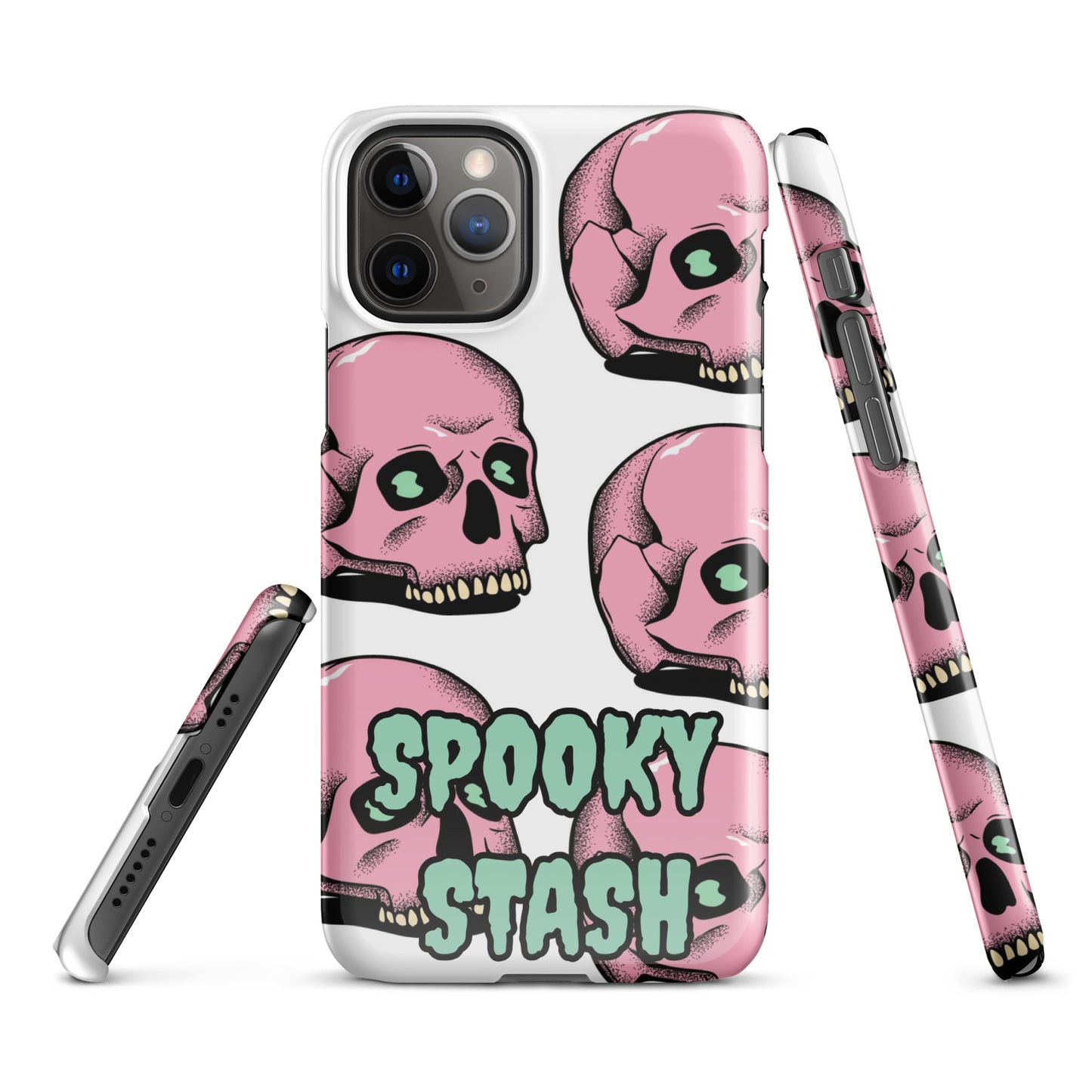 Pink Skull Snap case for iPhone®