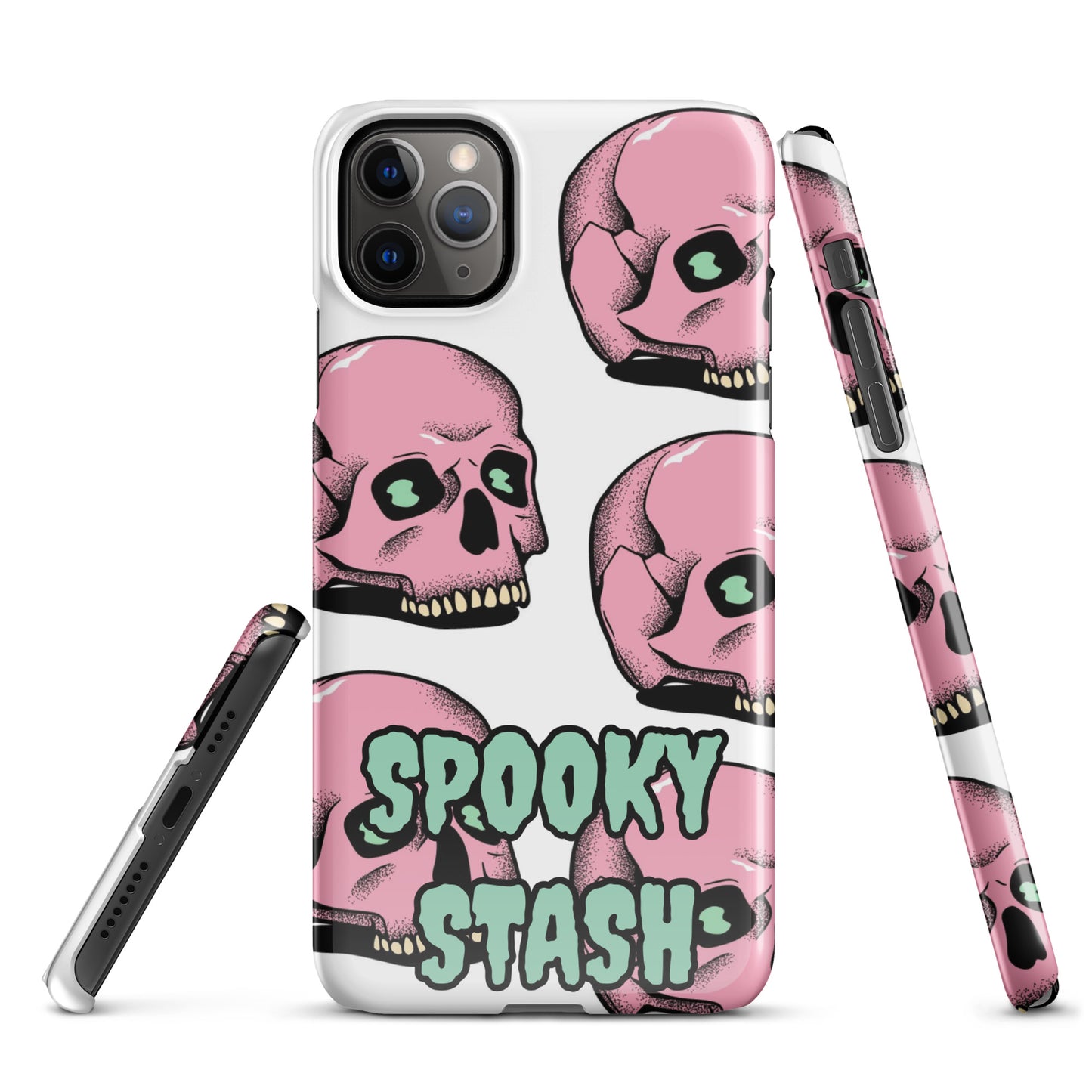 Pink Skull Snap case for iPhone®