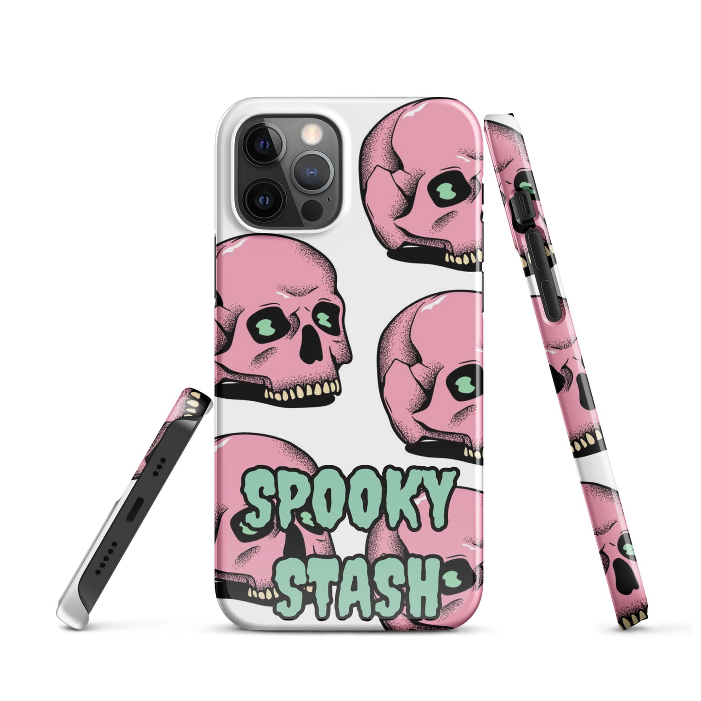Pink Skull Snap case for iPhone®