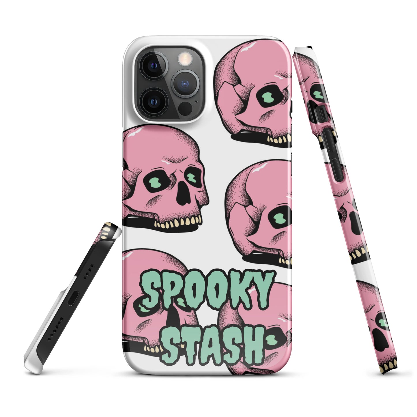 Pink Skull Snap case for iPhone®