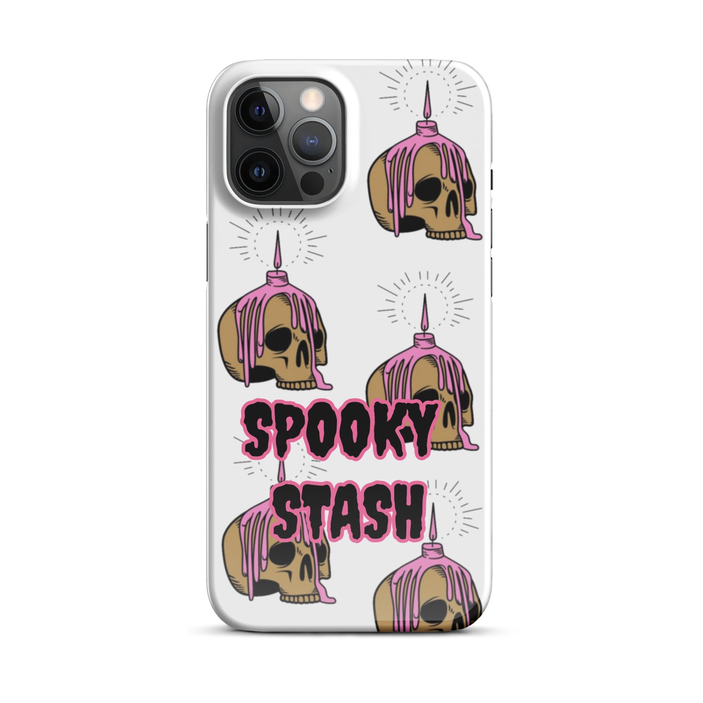 Melting Candle Skull Snap case for iPhone®
