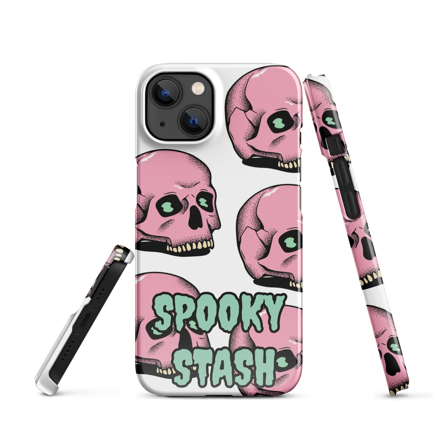 Pink Skull Snap case for iPhone®