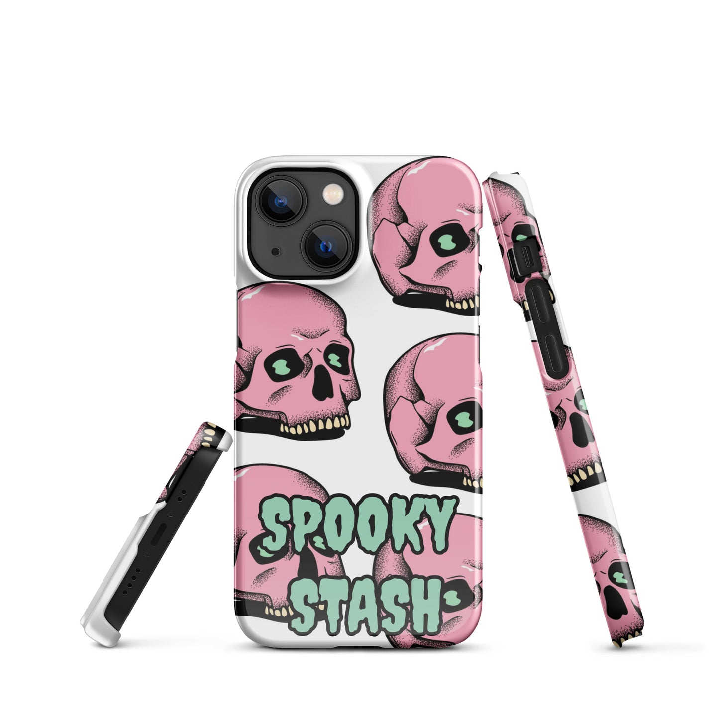Pink Skull Snap case for iPhone®