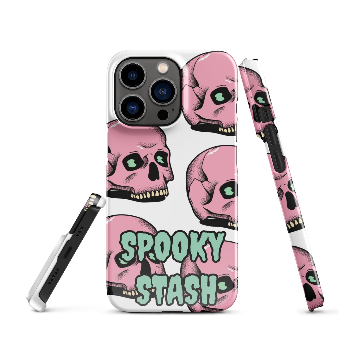 Pink Skull Snap case for iPhone®