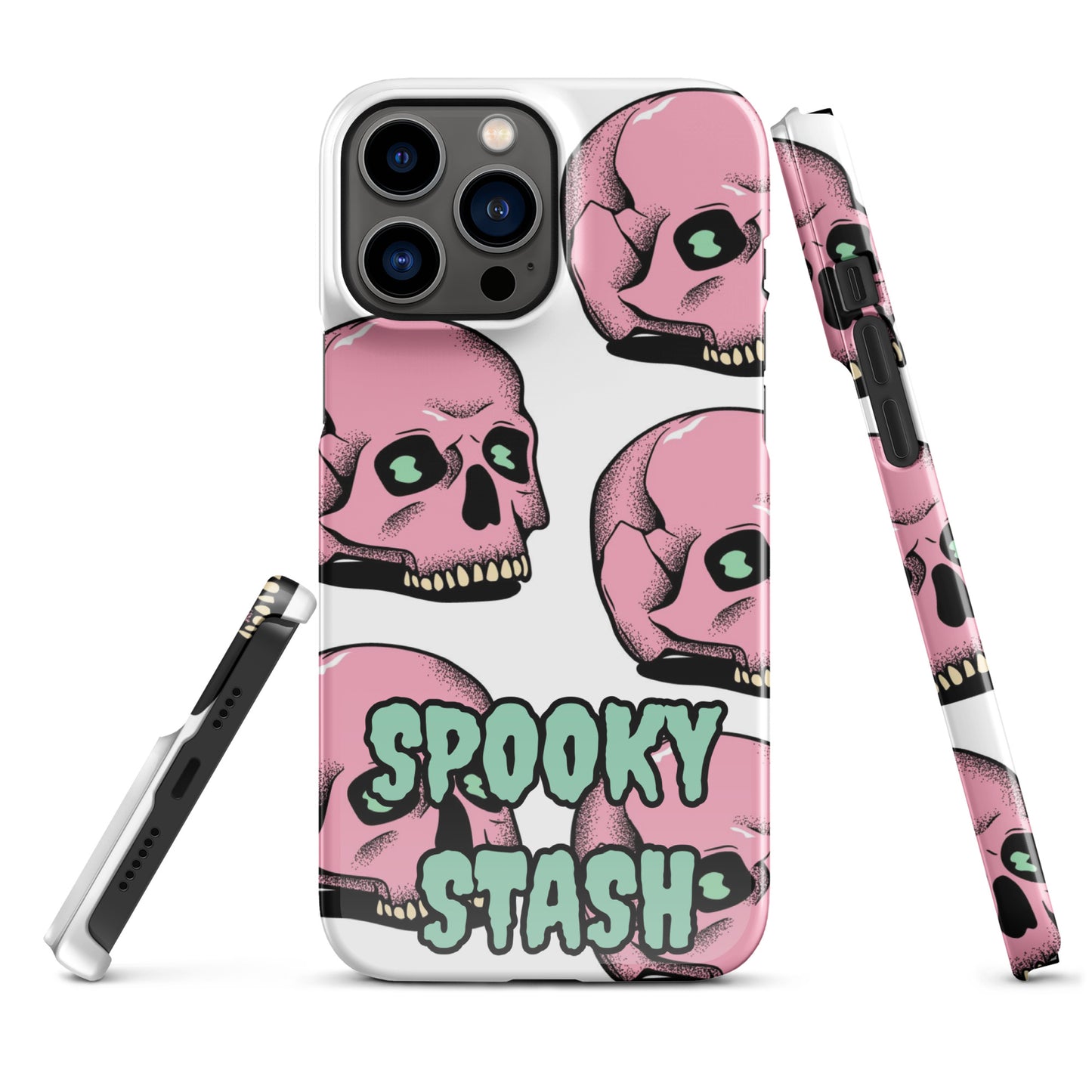 Pink Skull Snap case for iPhone®