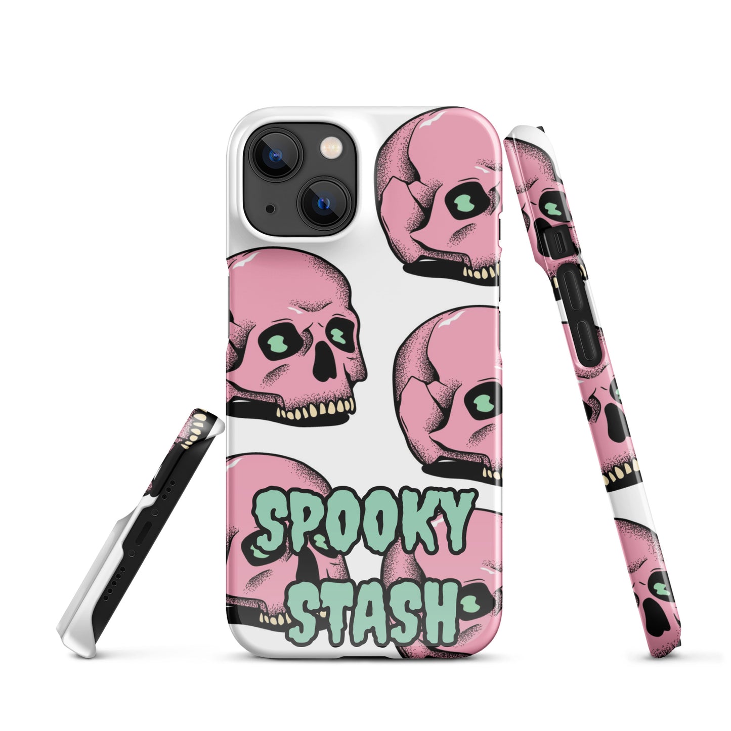 Pink Skull Snap case for iPhone®
