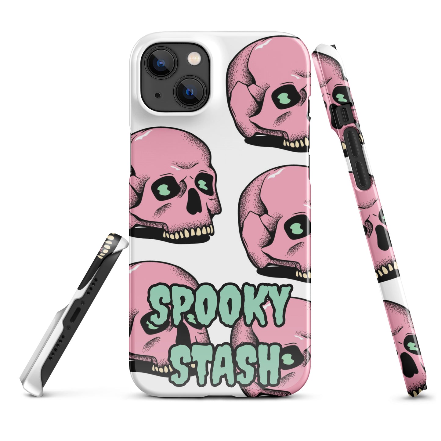 Pink Skull Snap case for iPhone®