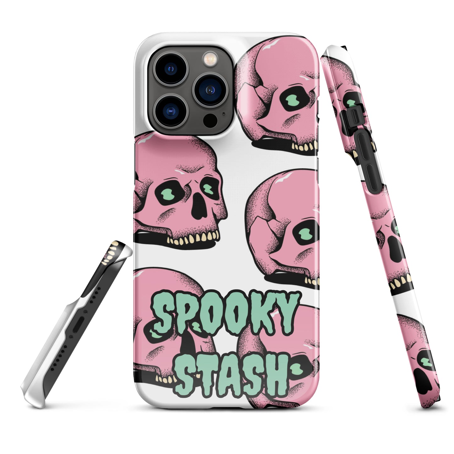 Pink Skull Snap case for iPhone®
