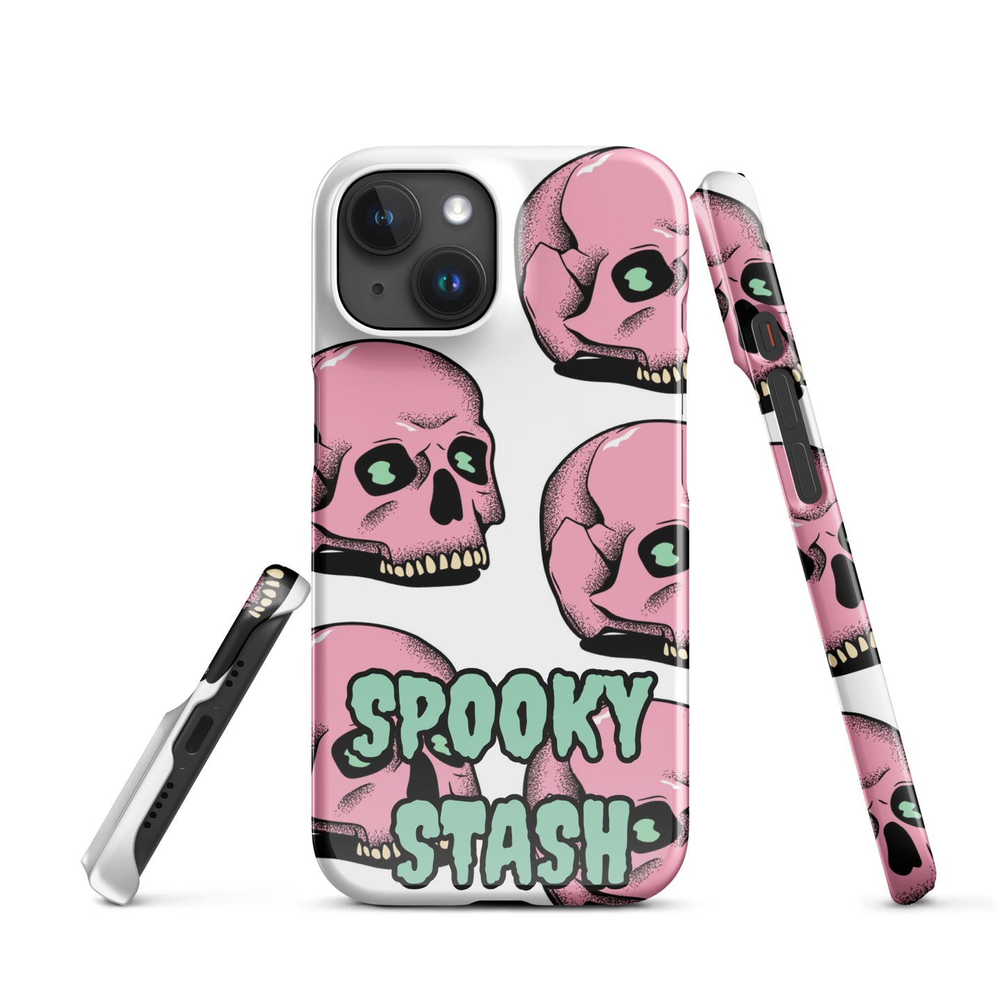 Pink Skull Snap case for iPhone®