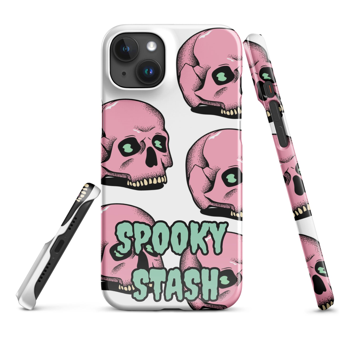 Pink Skull Snap case for iPhone®