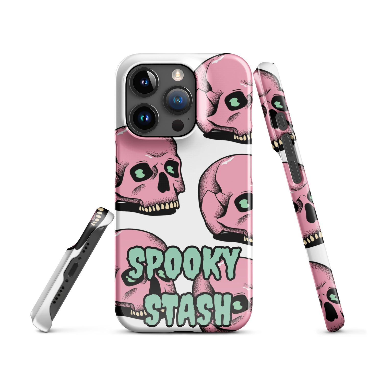 Pink Skull Snap case for iPhone®