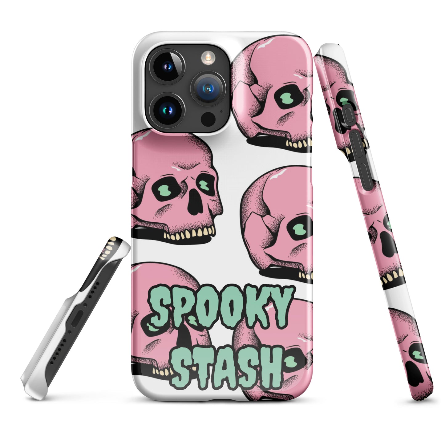 Pink Skull Snap case for iPhone®