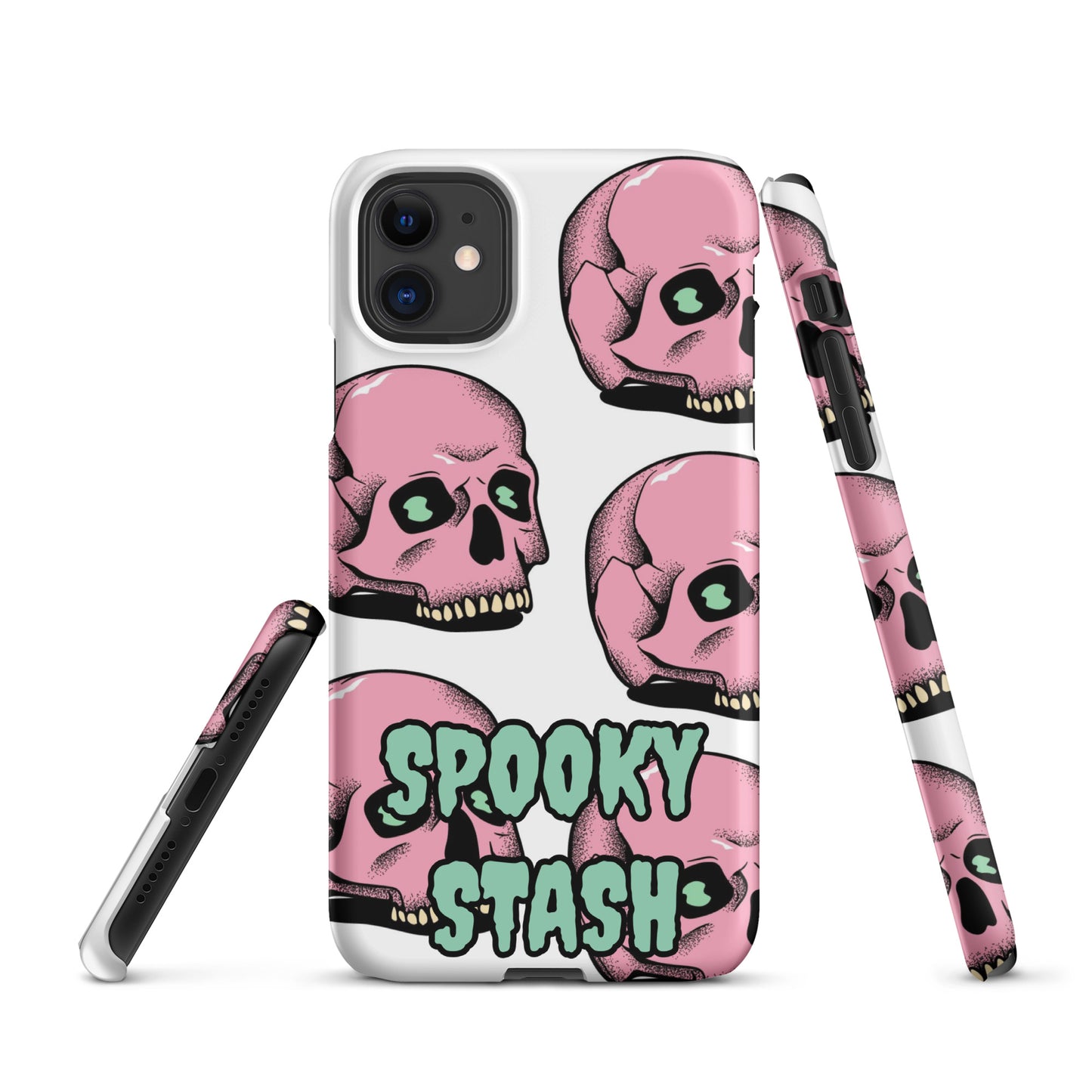 Pink Skull Snap case for iPhone®