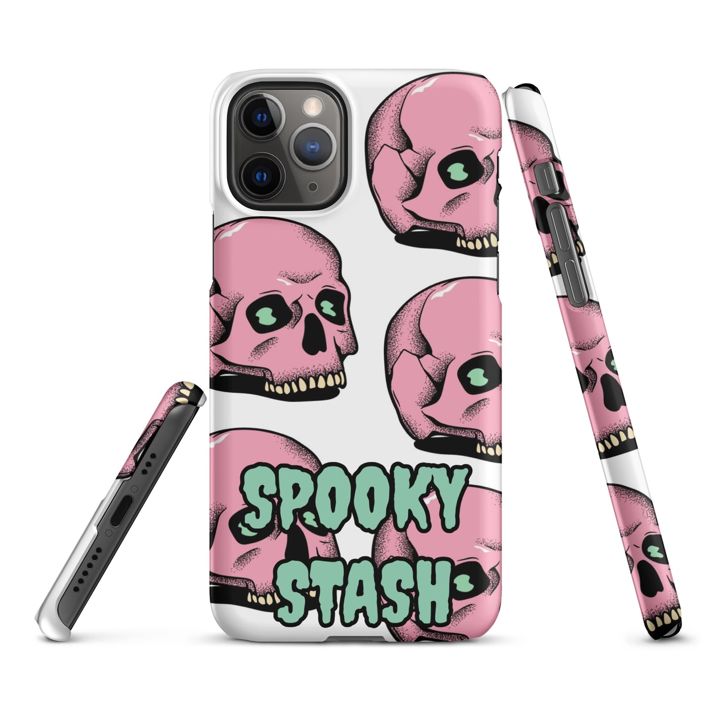 Pink Skull Snap case for iPhone®