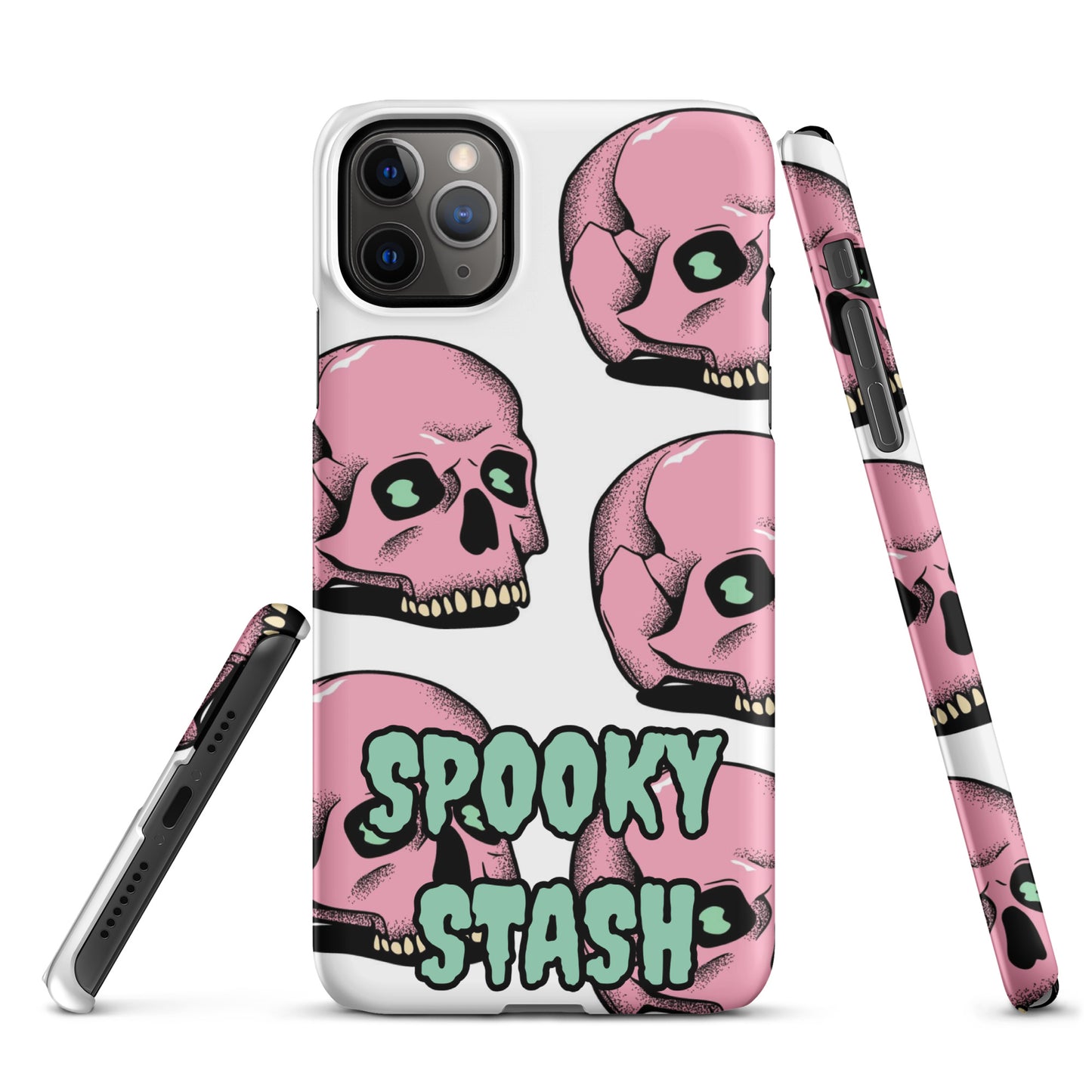 Pink Skull Snap case for iPhone®