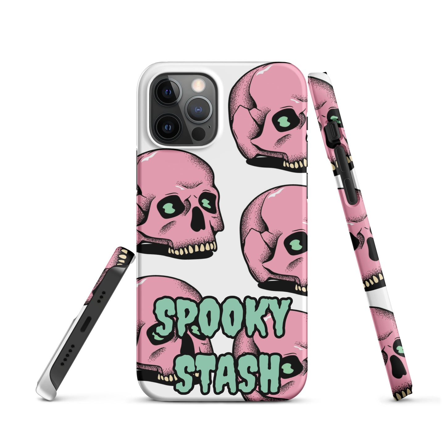 Pink Skull Snap case for iPhone®