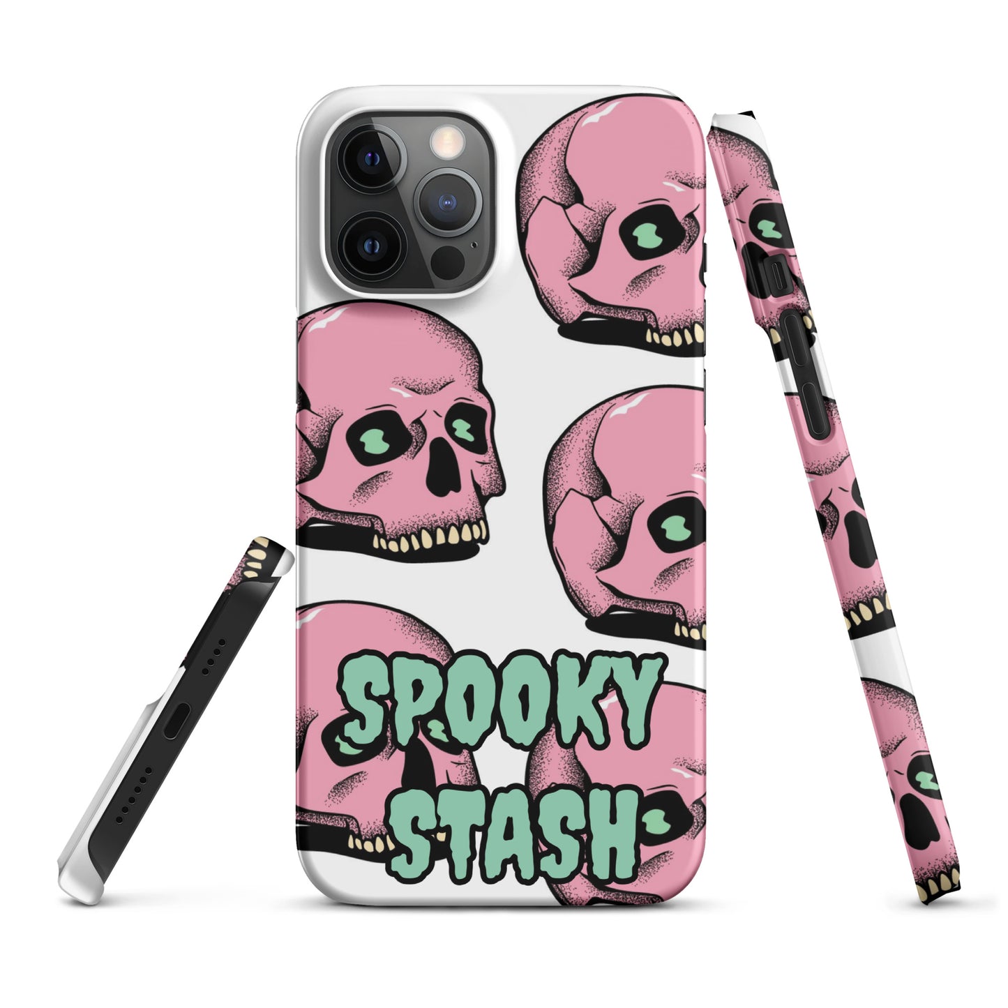 Pink Skull Snap case for iPhone®