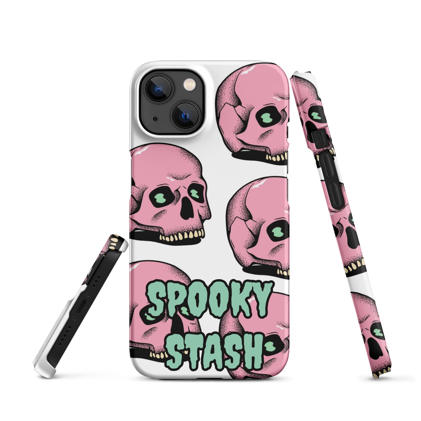 Pink Skull Snap case for iPhone®