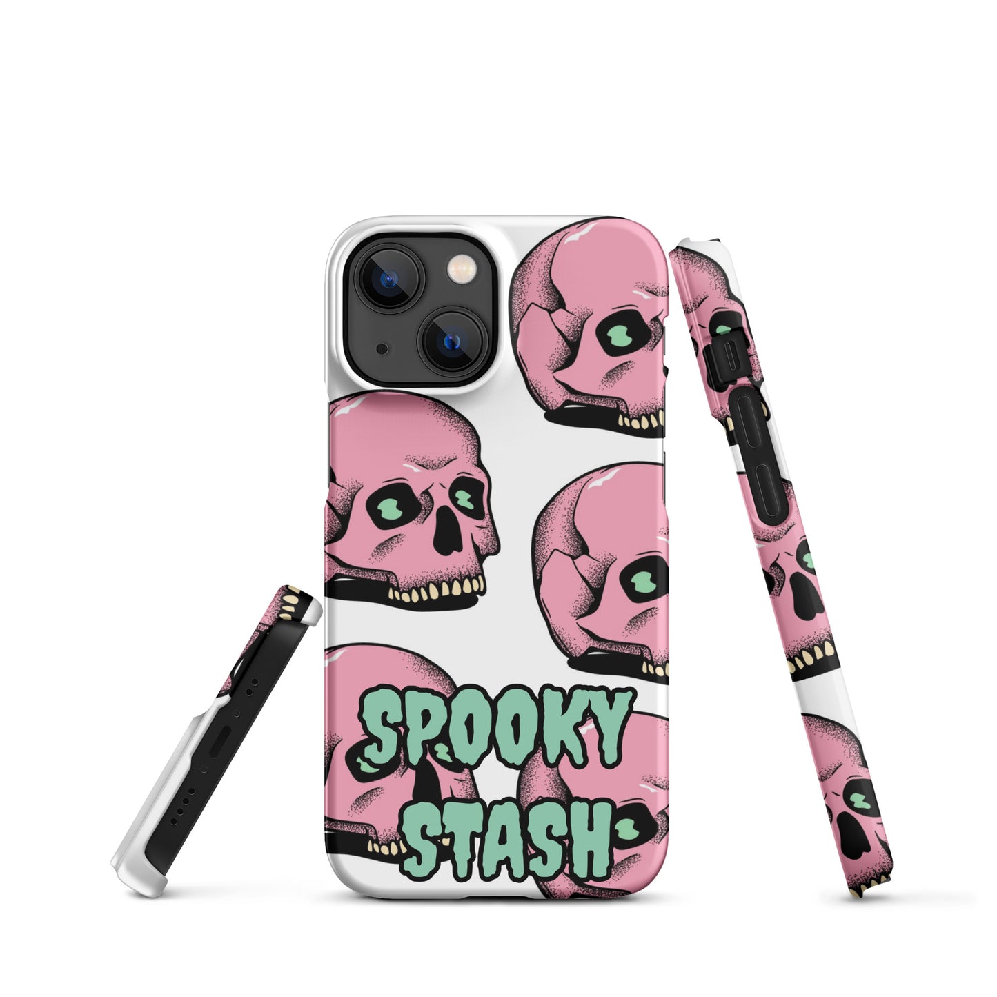Pink Skull Snap case for iPhone®