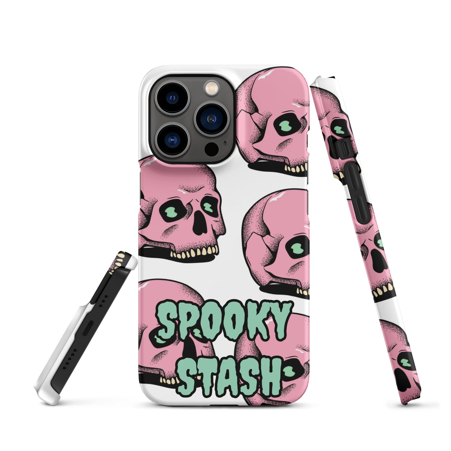 Pink Skull Snap case for iPhone®