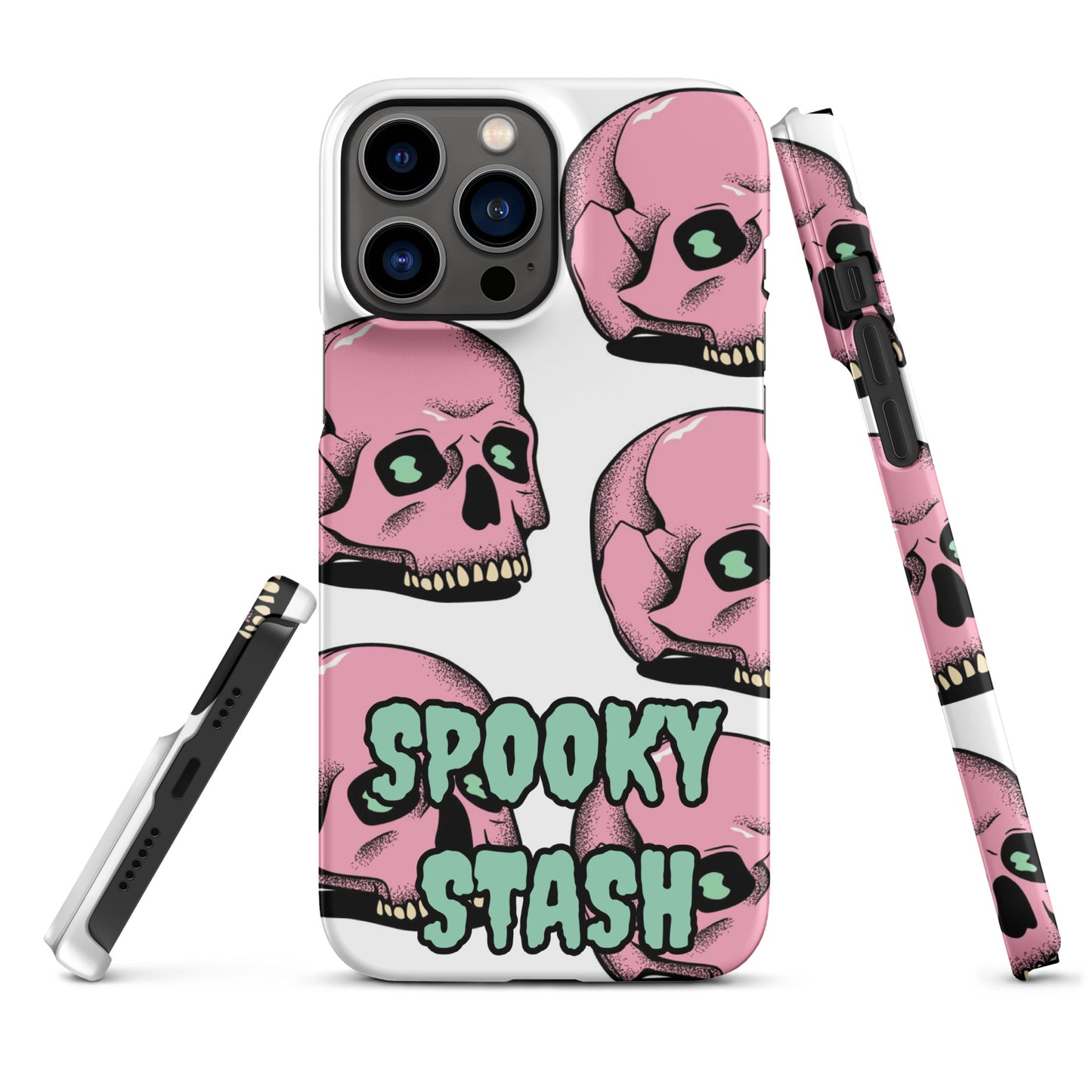 Pink Skull Snap case for iPhone®