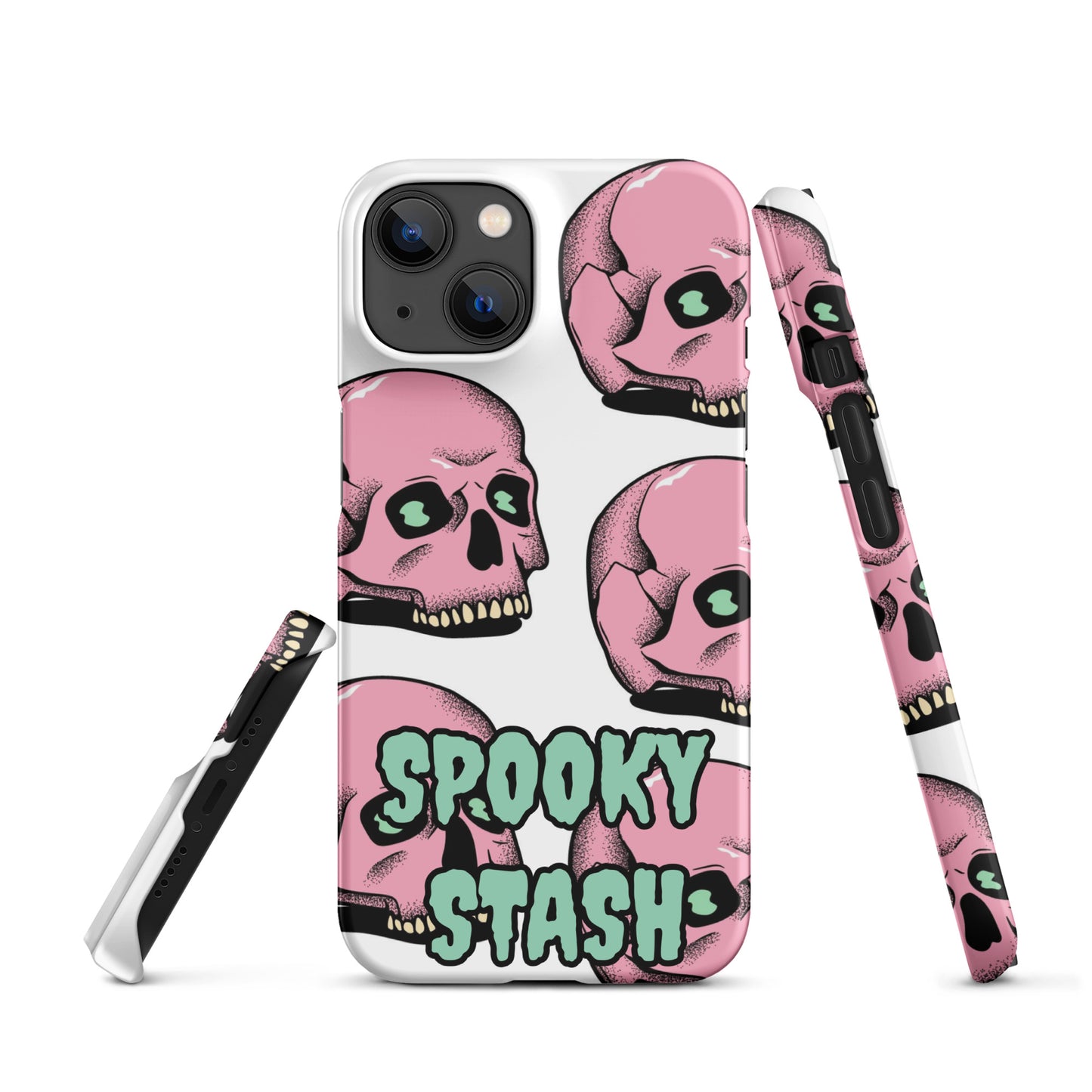 Pink Skull Snap case for iPhone®
