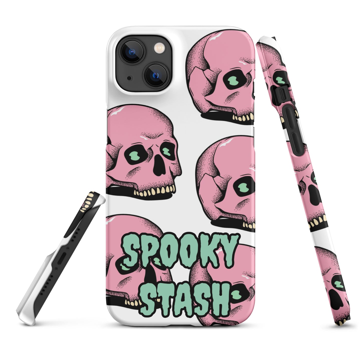 Pink Skull Snap case for iPhone®