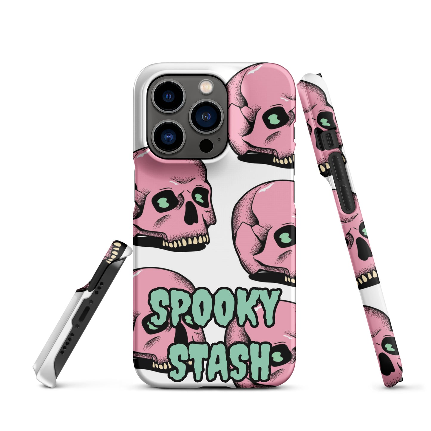 Pink Skull Snap case for iPhone®