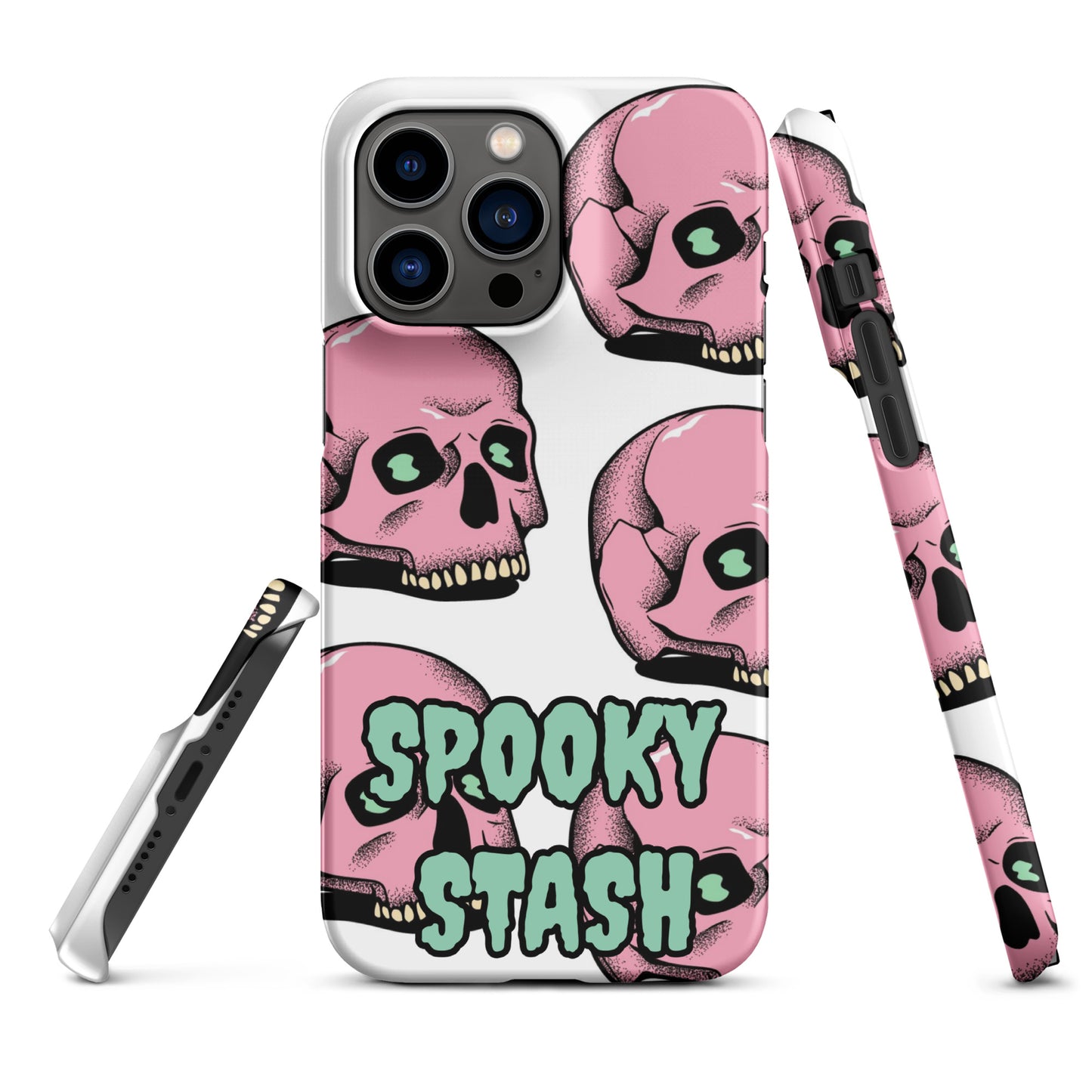 Pink Skull Snap case for iPhone®