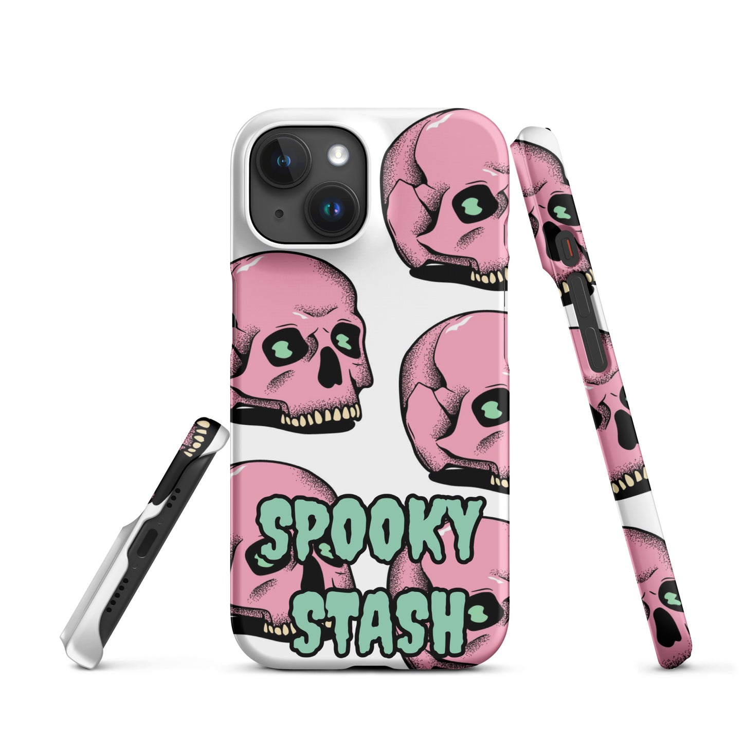 Pink Skull Snap case for iPhone®