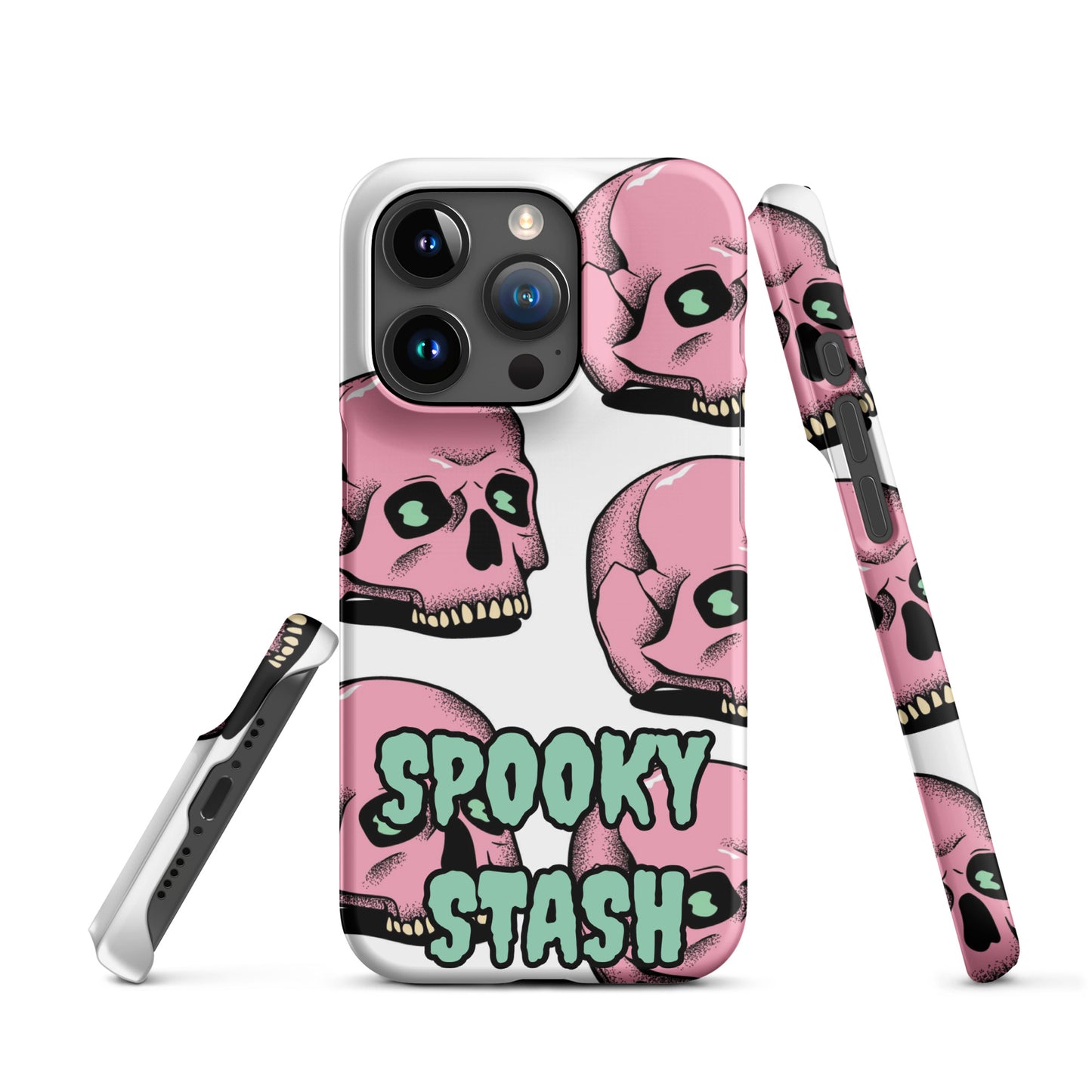 Pink Skull Snap case for iPhone®