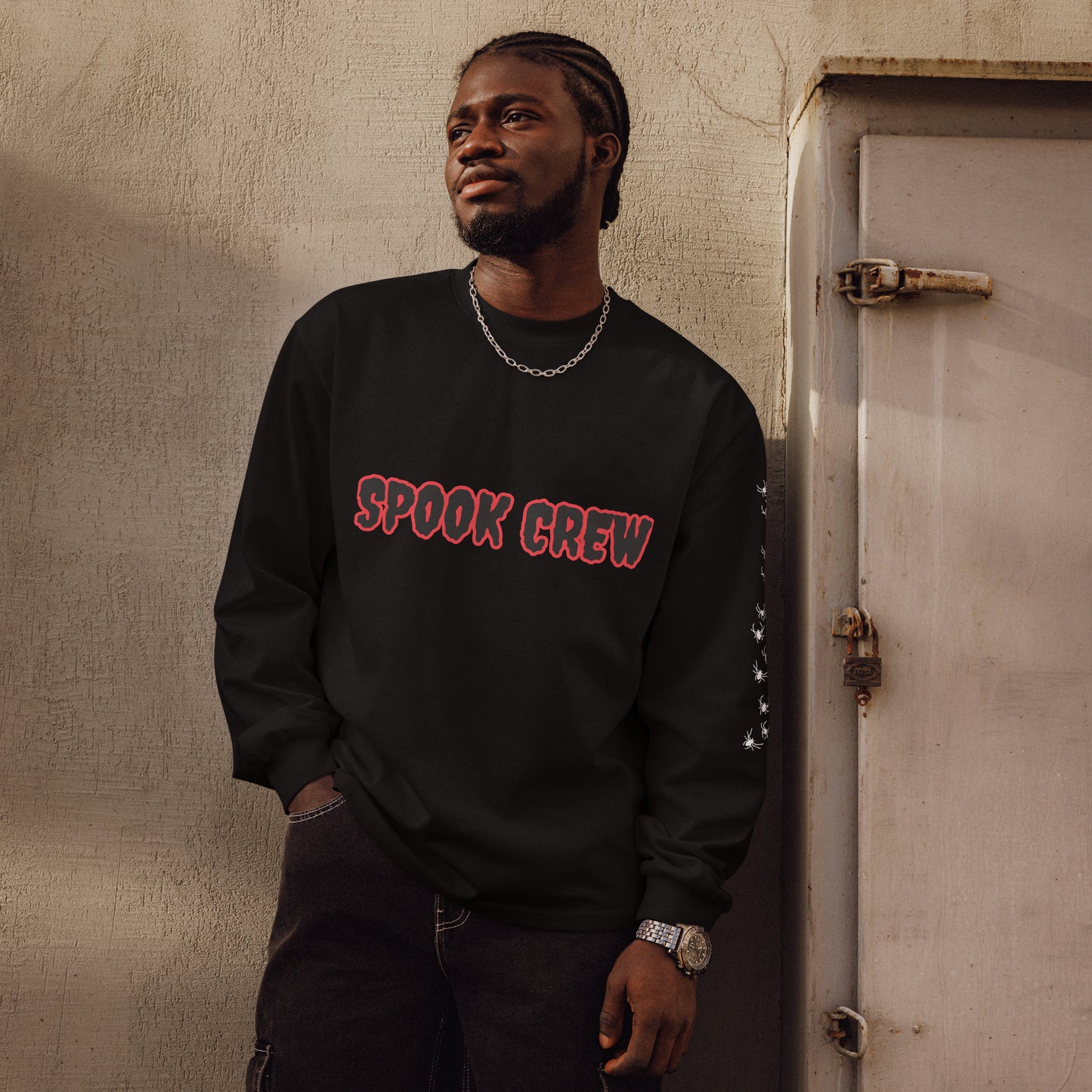Spook Crew Premium heavyweight long sleeve shirt