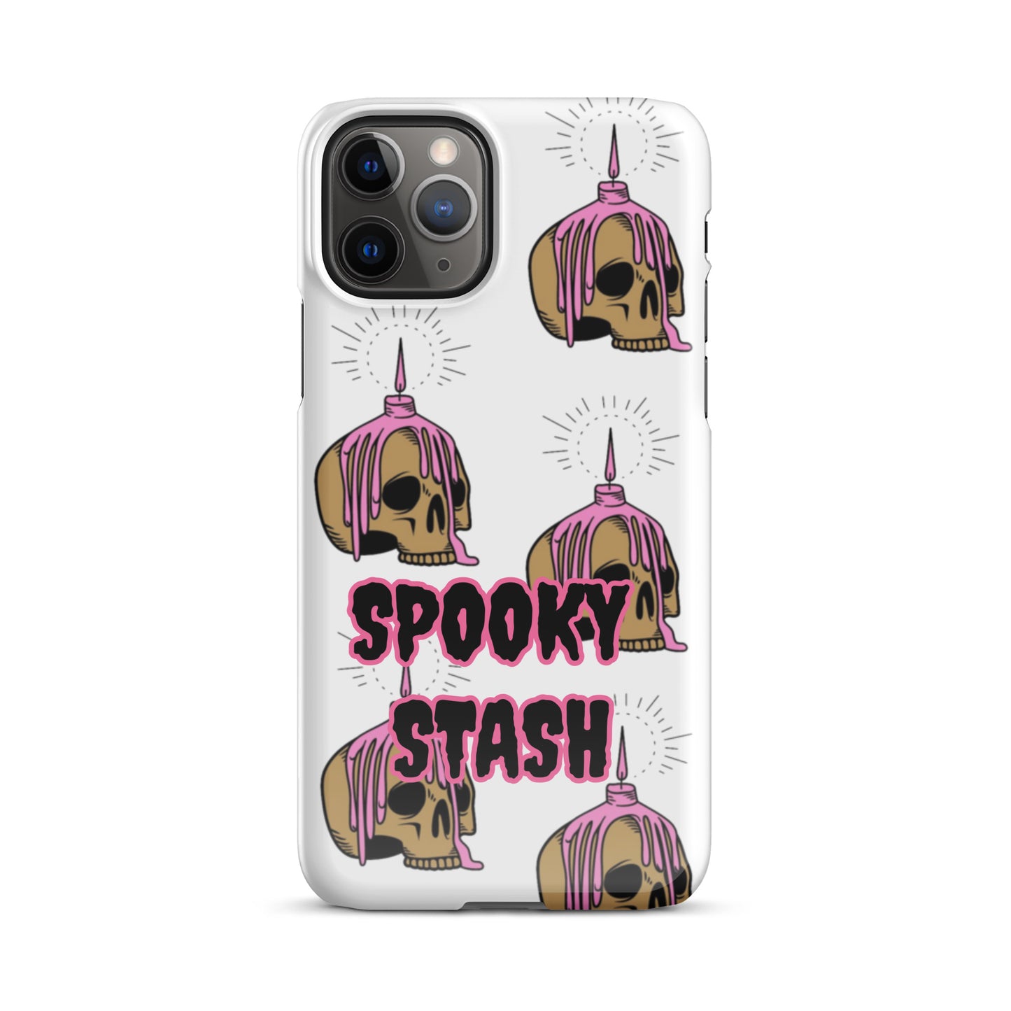Melting Candle Skull Snap case for iPhone®