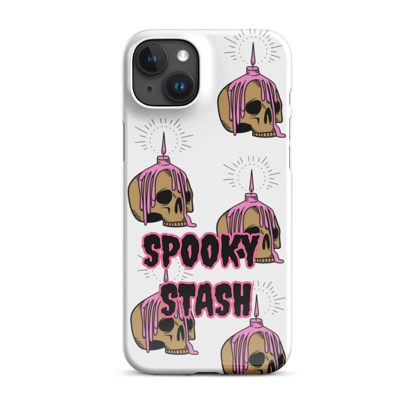 Melting Candle Skull Snap case for iPhone®