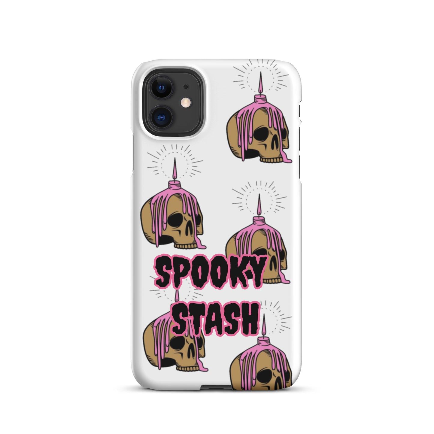 Melting Candle Skull Snap case for iPhone®
