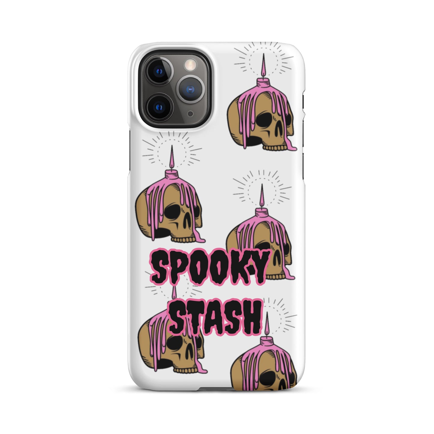Melting Candle Skull Snap case for iPhone®