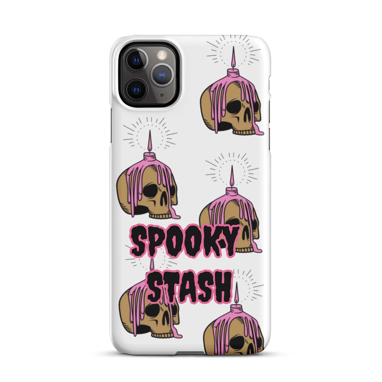 Melting Candle Skull Snap case for iPhone®