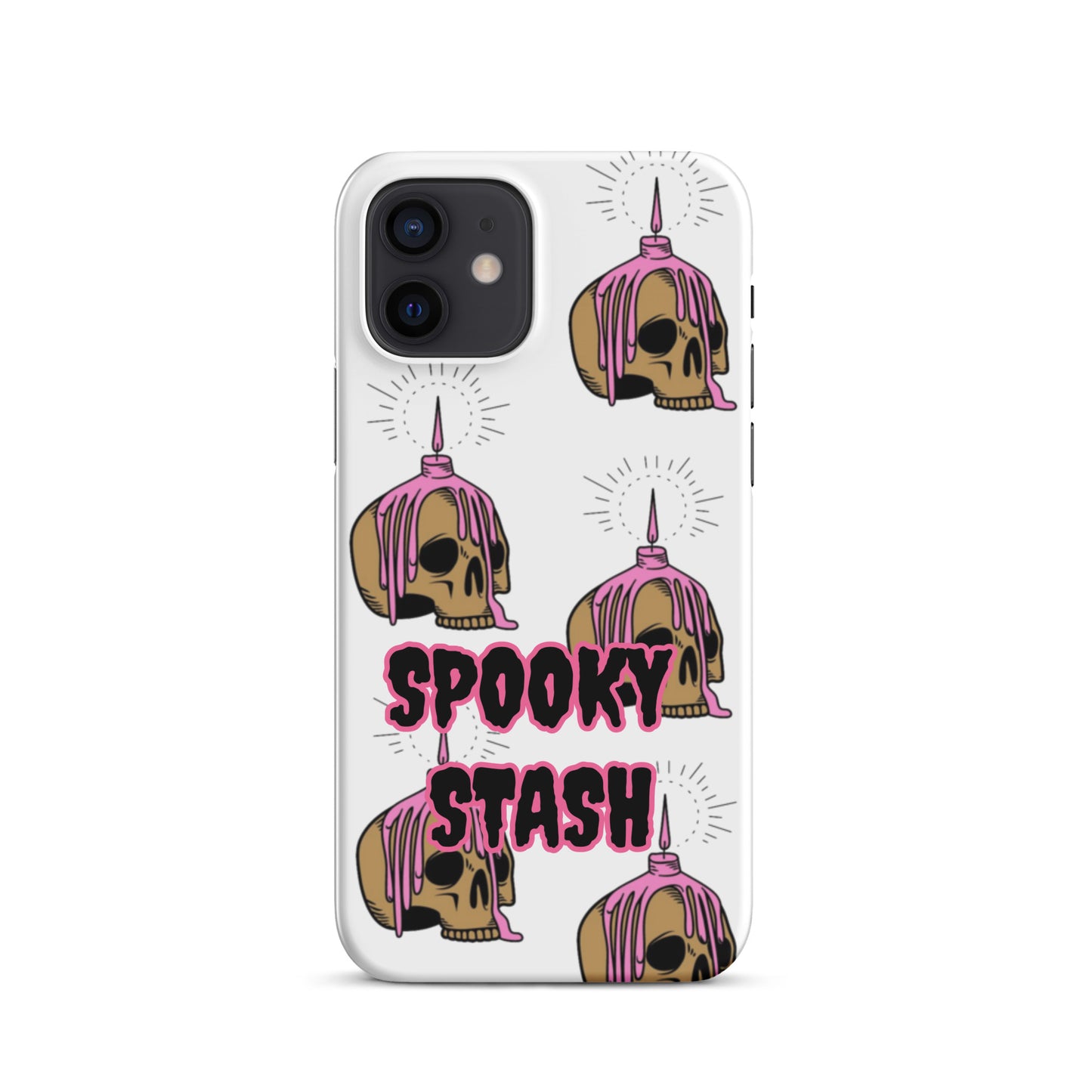 Melting Candle Skull Snap case for iPhone®