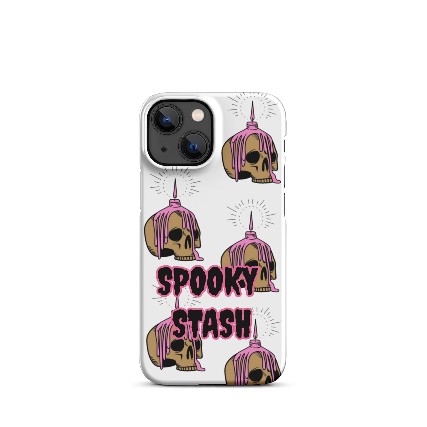 Melting Candle Skull Snap case for iPhone®