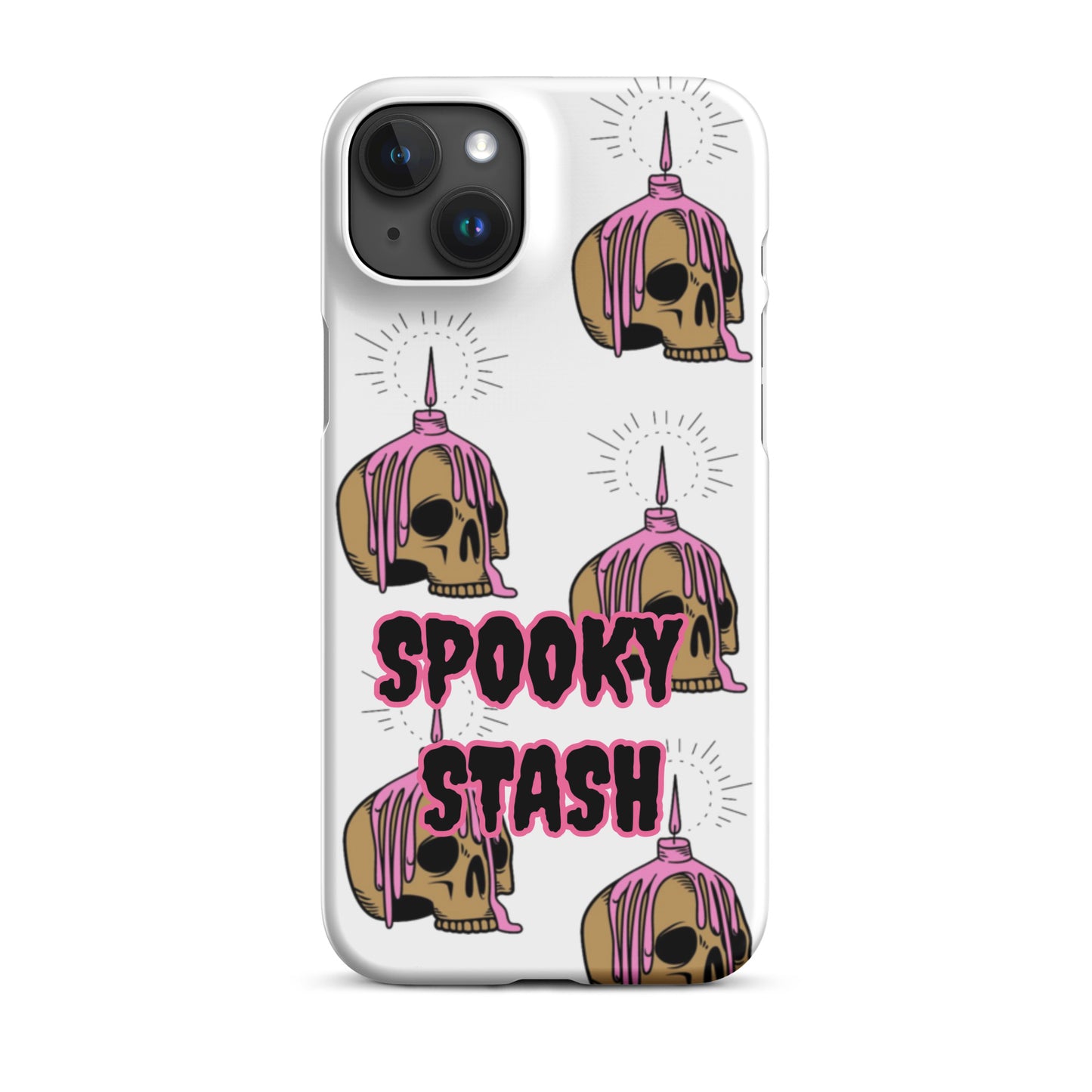 Melting Candle Skull Snap case for iPhone®
