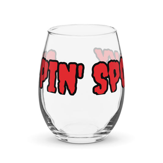 Stemless wine glass