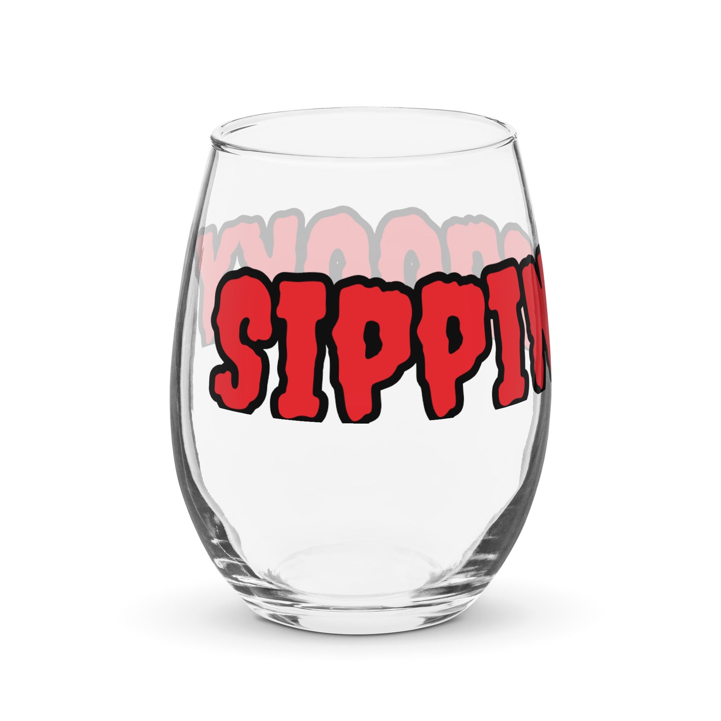 Stemless wine glass