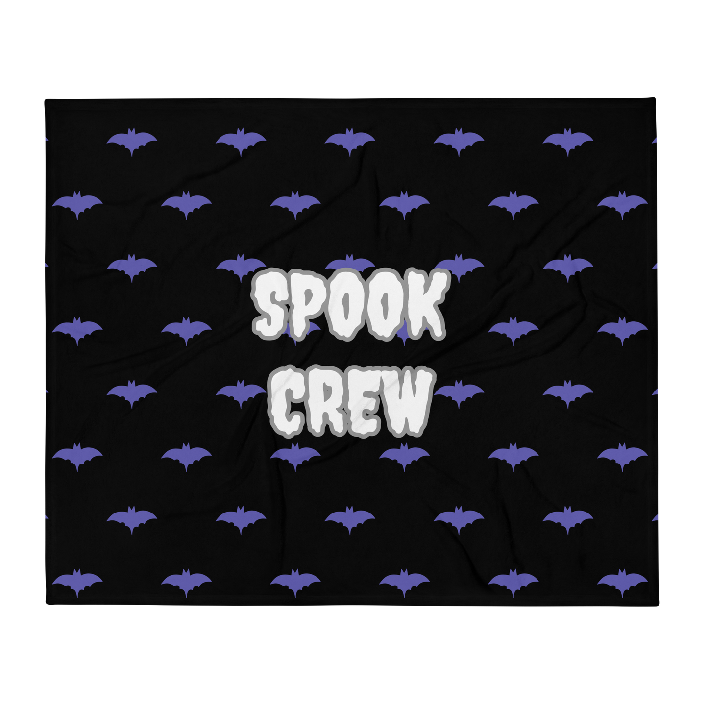 Bats Spook Crew Throw Blanket